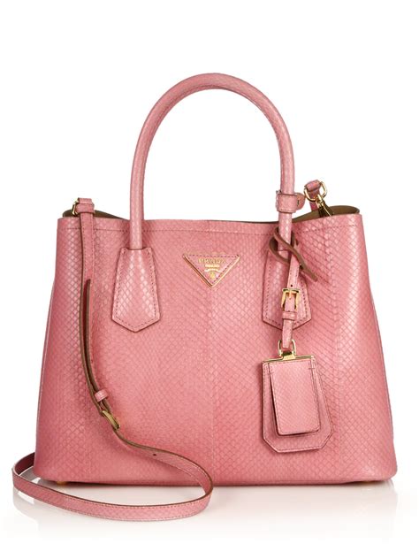 prada pink wicker bag|large Prada double tote.